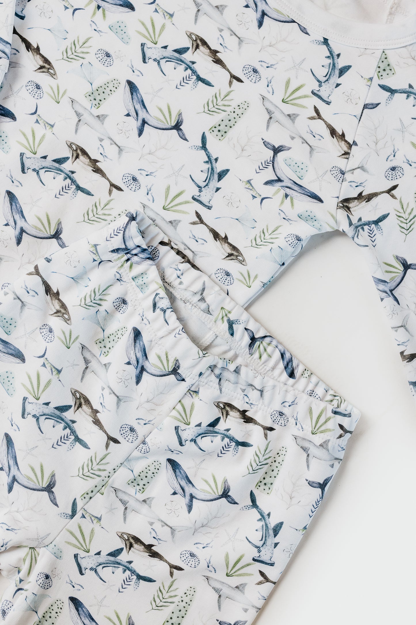 Ocean Long Sleeve and Pants Pajama Set