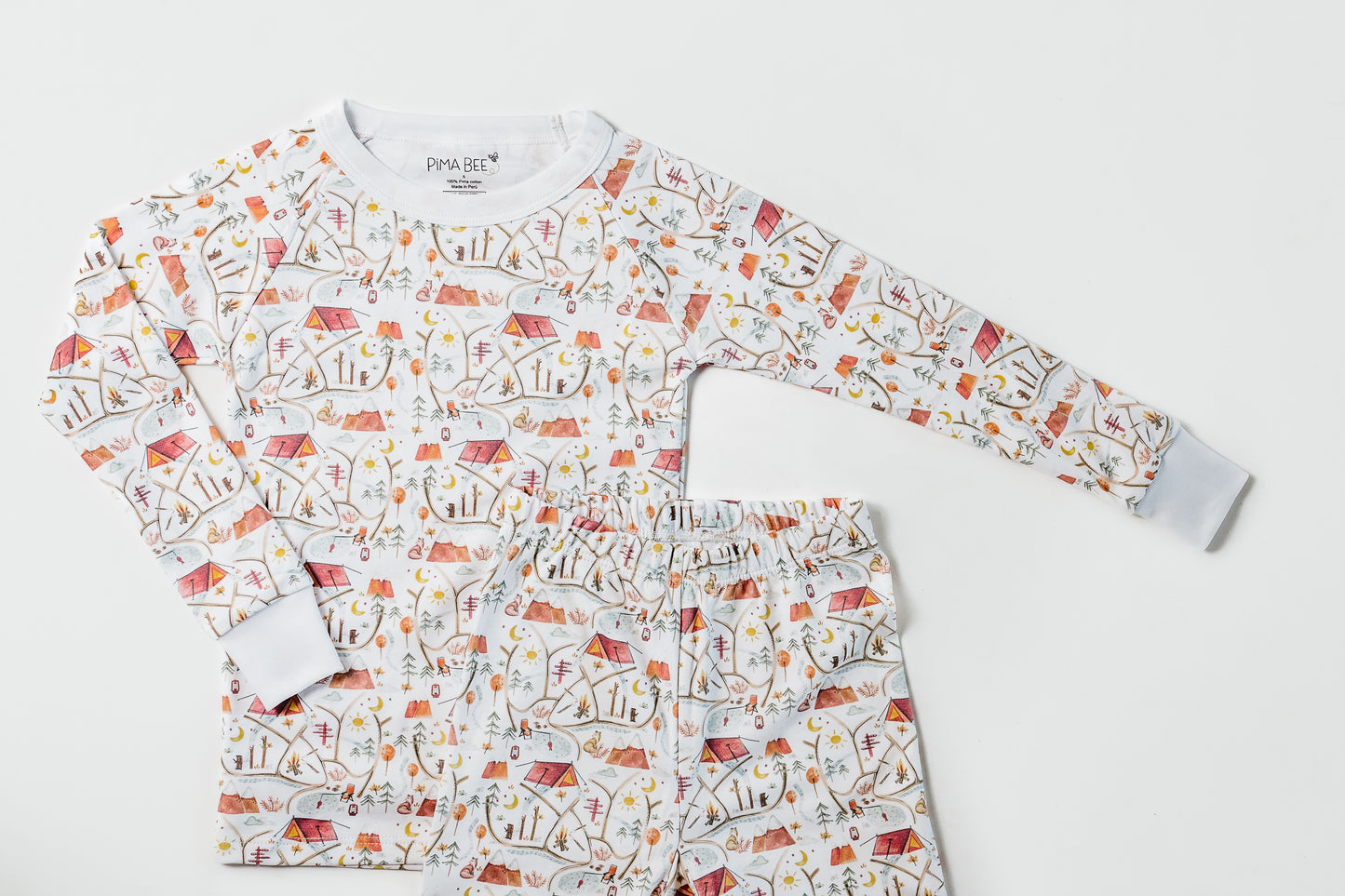 Campfire Long Sleeve and Pants Pajama Set