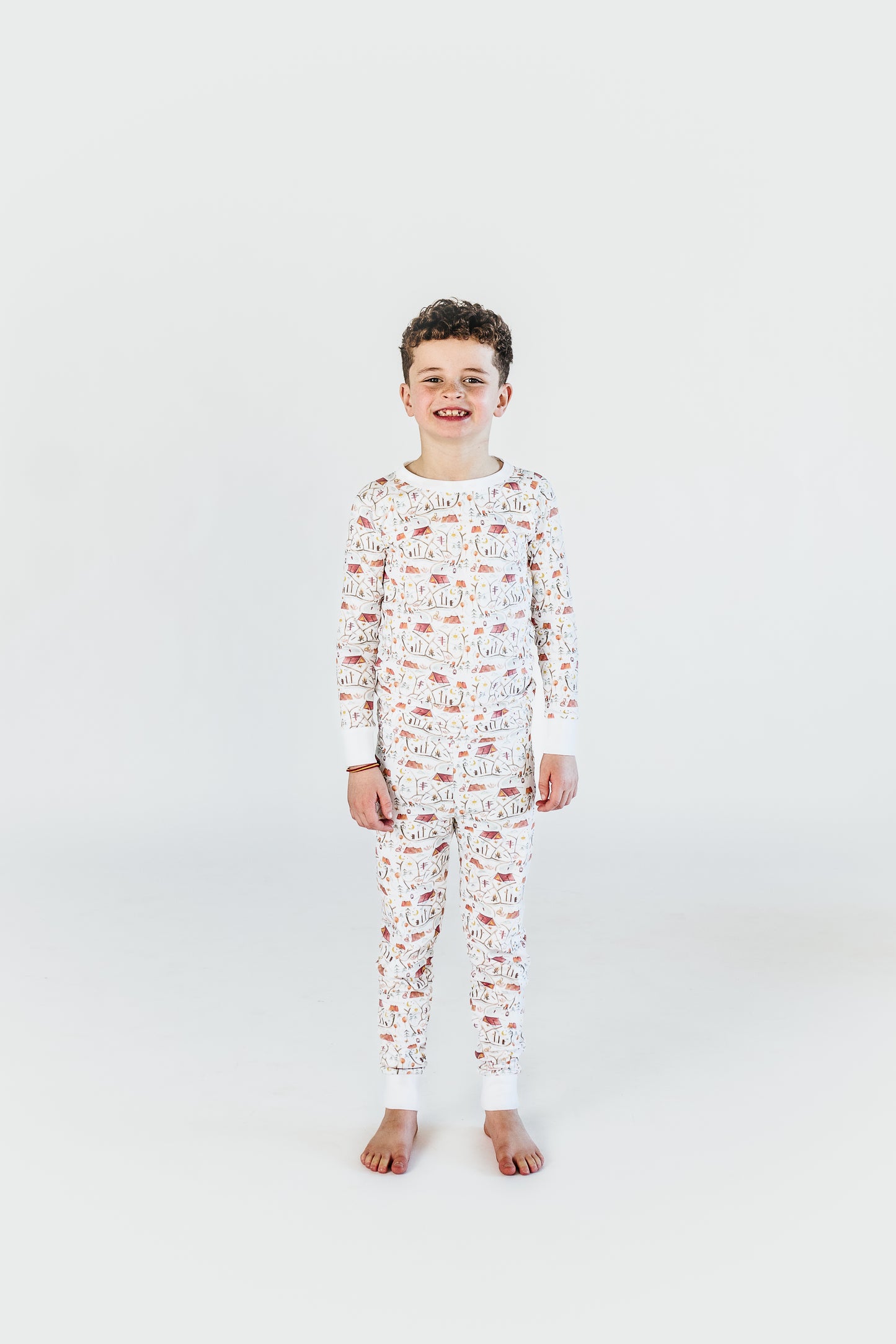 Campfire Long Sleeve and Pants Pajama Set