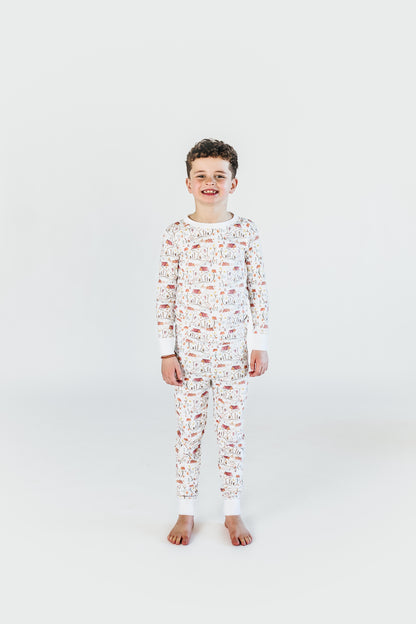 Campfire Long Sleeve and Pants Pajama Set
