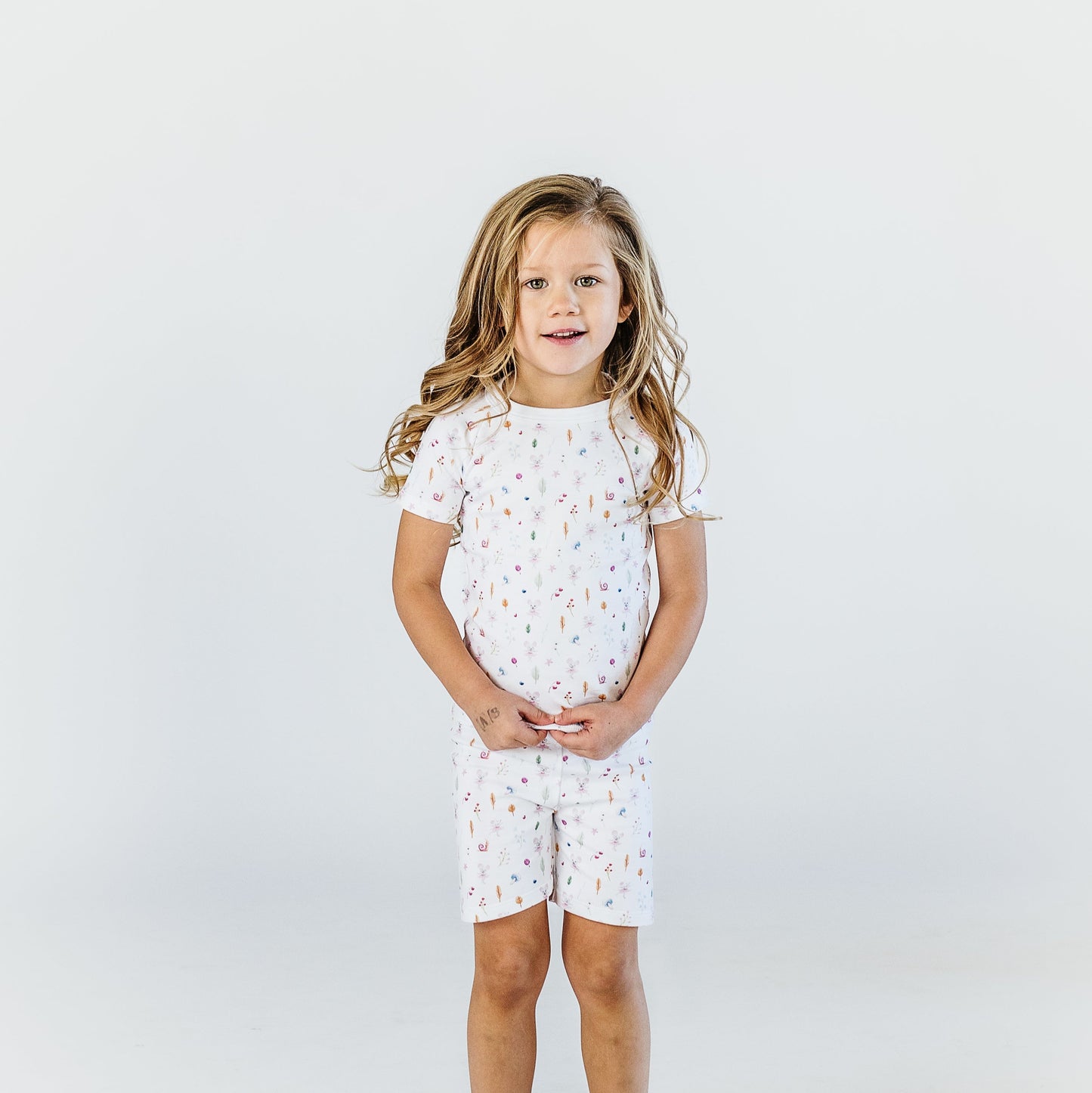 Chloe Short Sleeve and Shorts Pajama Set