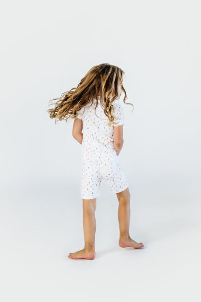 Chloe Short Sleeve and Shorts Pajama Set