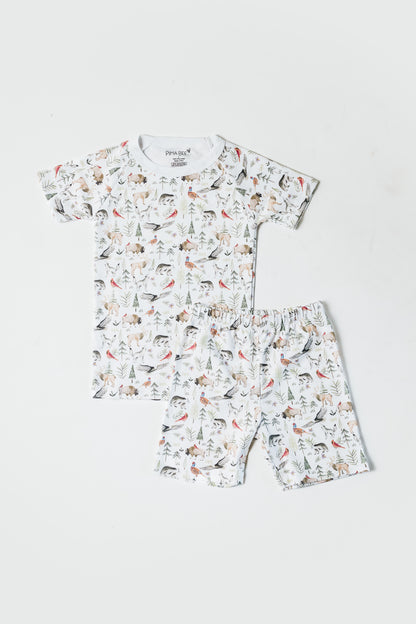 The Midwest Short Sleeve and Shorts Pajama Set
