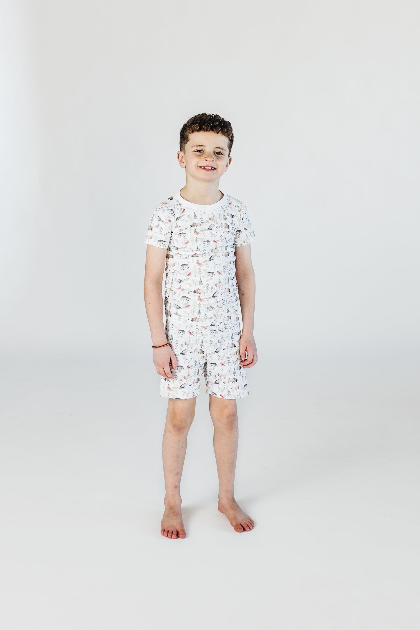 The Midwest Short Sleeve and Shorts Pajama Set