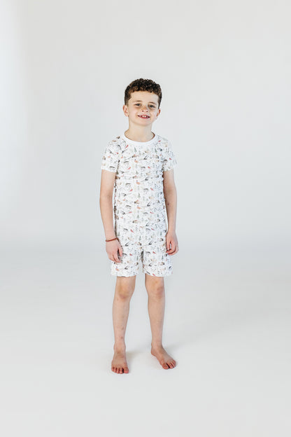The Midwest Short Sleeve and Shorts Pajama Set