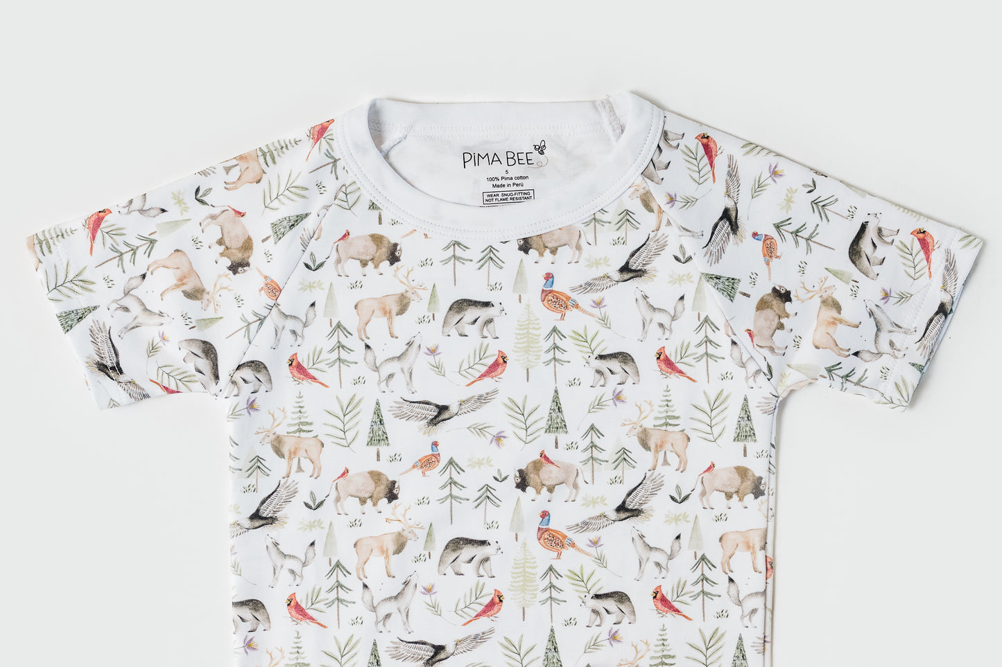 The Midwest Short Sleeve and Shorts Pajama Set