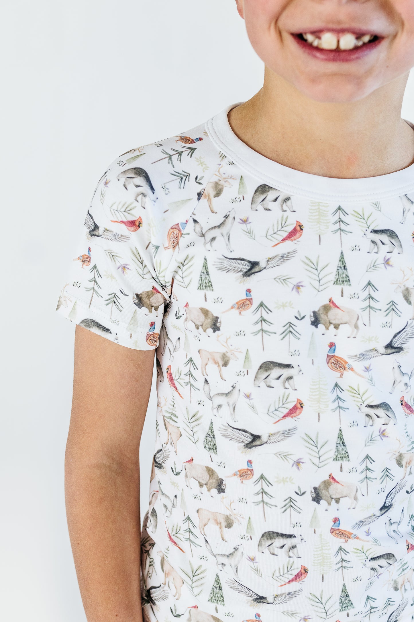 The Midwest Short Sleeve and Shorts Pajama Set