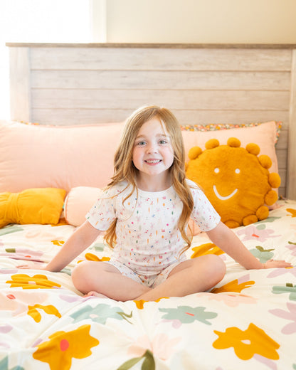 Chloe Short Sleeve and Shorts Pajama Set