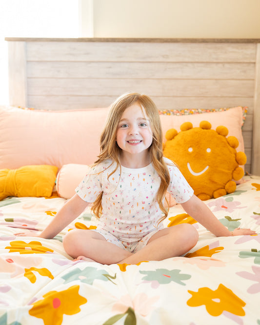 Chloe Short Sleeve and Shorts Pajama Set