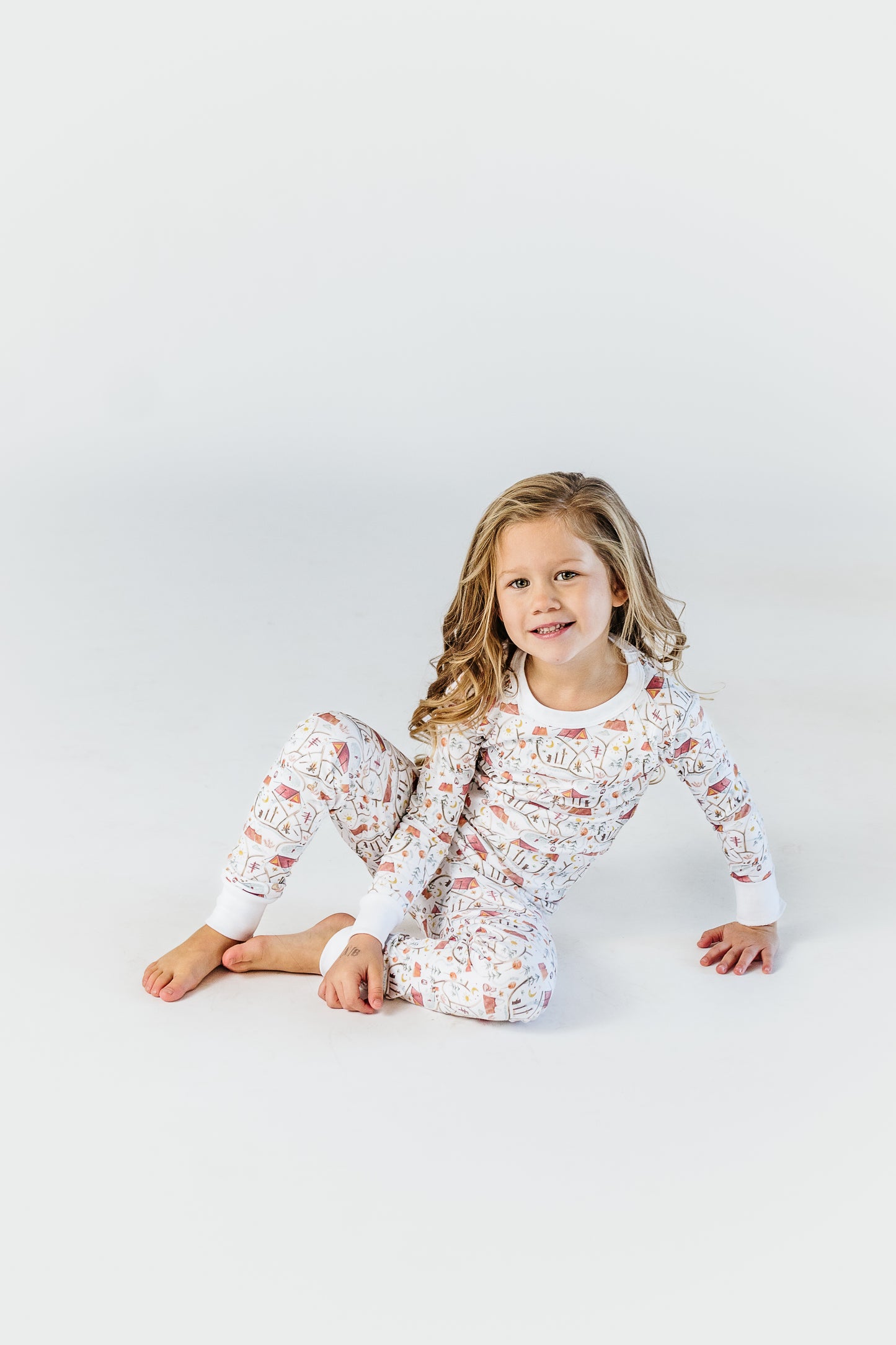 Campfire Long Sleeve and Pants Pajama Set