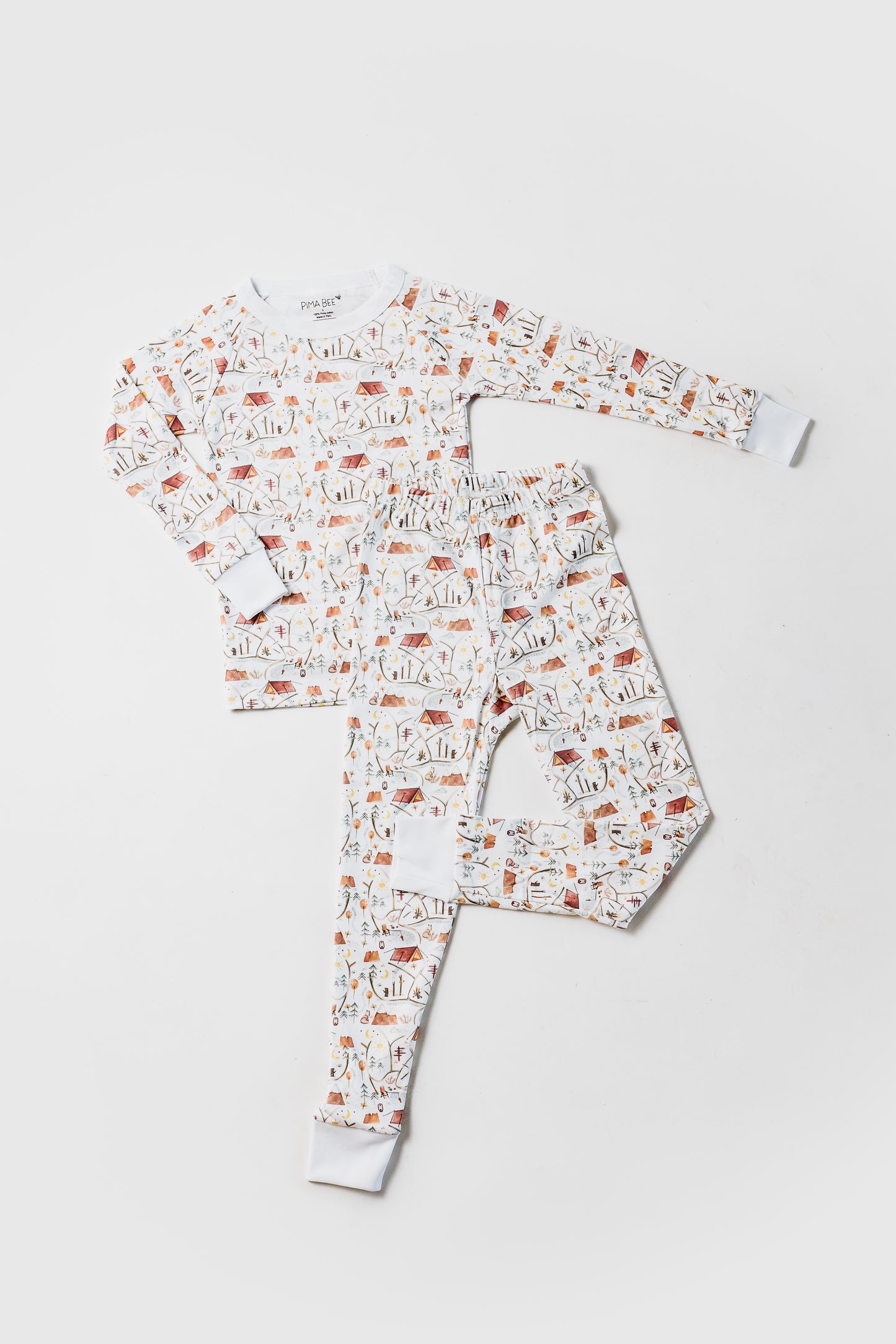 Campfire Long Sleeve and Pants Pajama Set