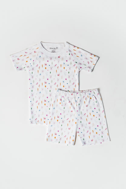 Chloe Short Sleeve and Shorts Pajama Set