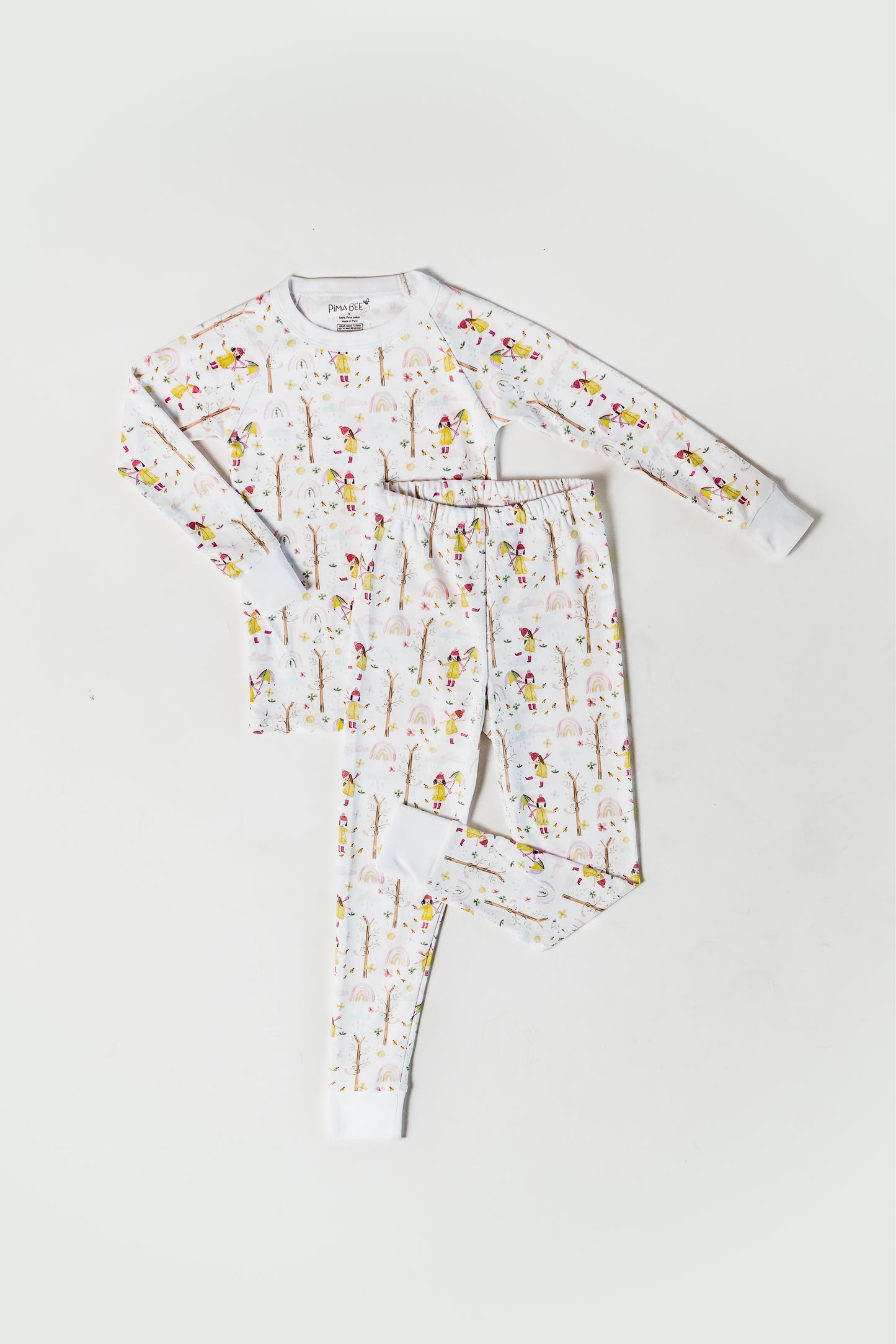 Puddles Long Sleeve and Pants Pajama Set